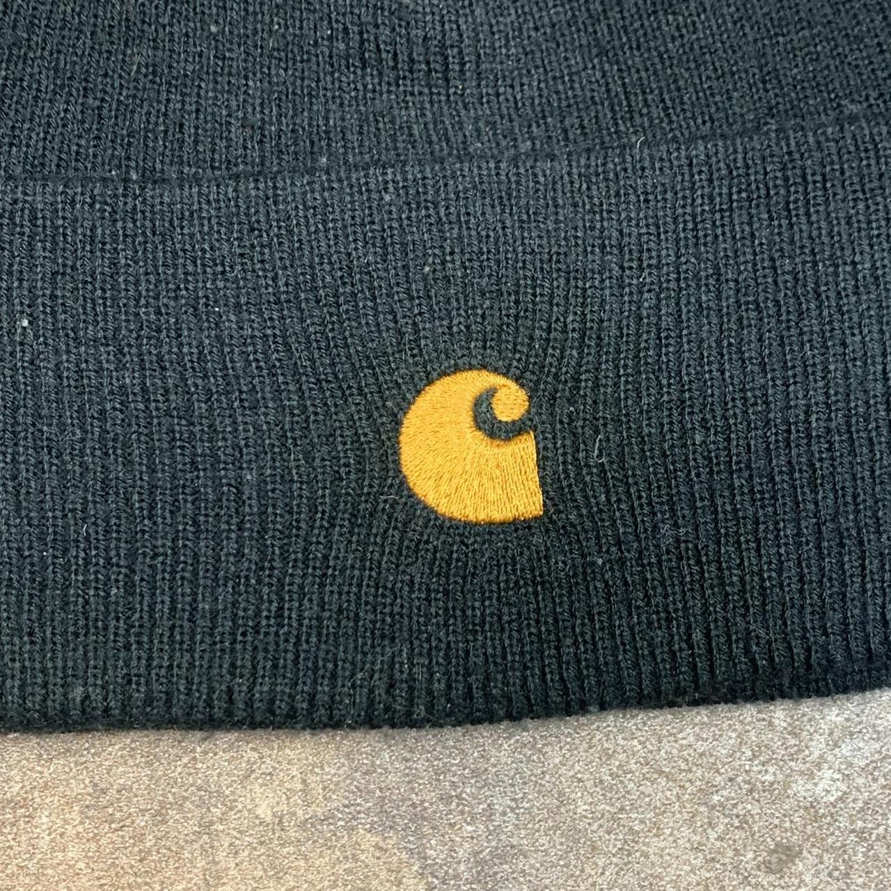 Carhartt W.I.P black logo beanie