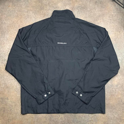 Oakley Software 00s black grey logo track jacket
