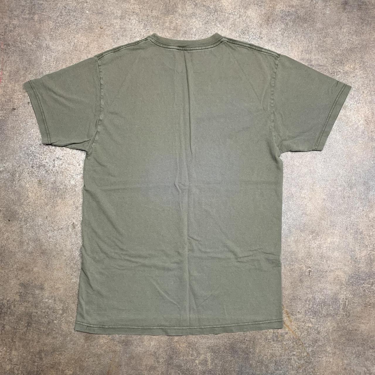 DC Shoes 00s graphic brown white tee