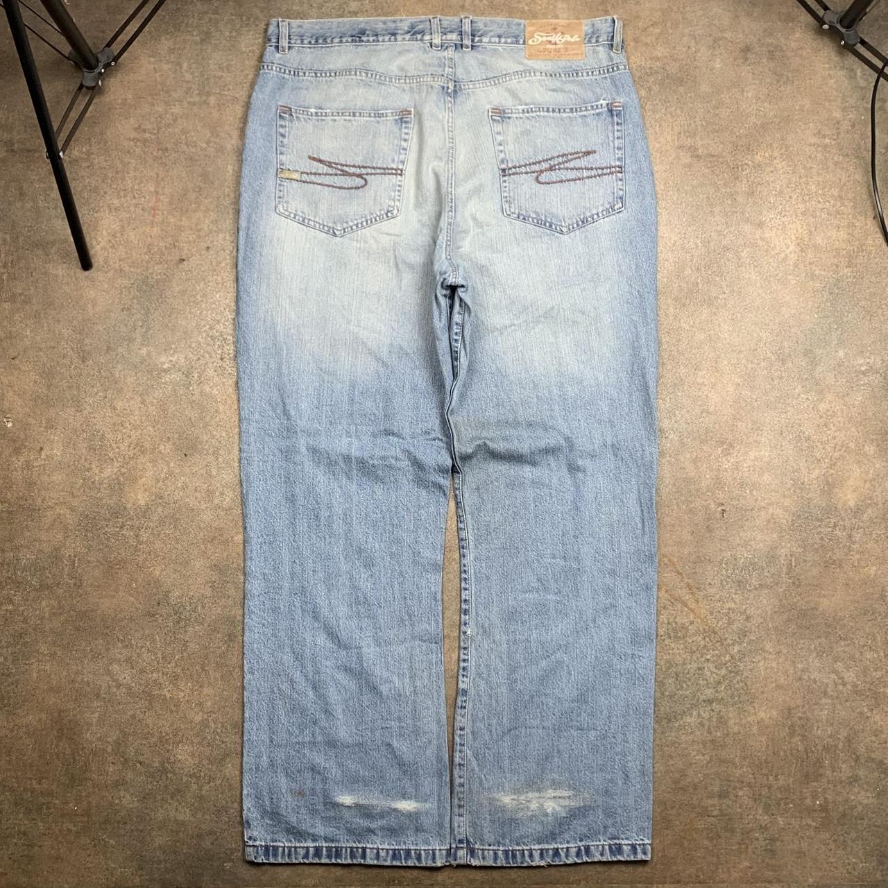 Southpole bootcut 00s blue baggy denim jeans