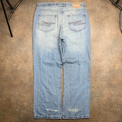 Southpole bootcut 00s blue baggy denim jeans