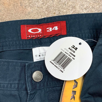 Oakley Software 00s navy baggy denim shorts