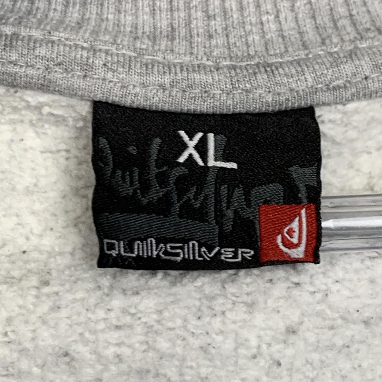 Quiksilver 00s graphic zip sweater (XL)