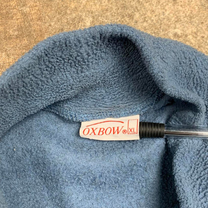 Oxbow 00s graphic blue knit sweater