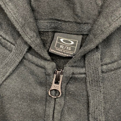 Oakley x Infinite Hero 00s black baggy zip hoodie