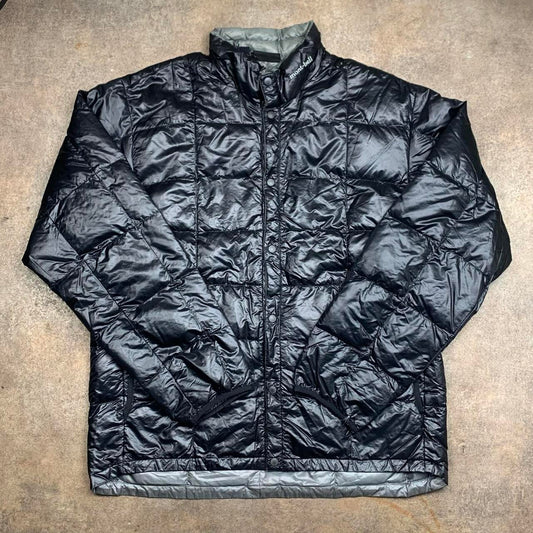 Montbell 00s black puffer lined jacket