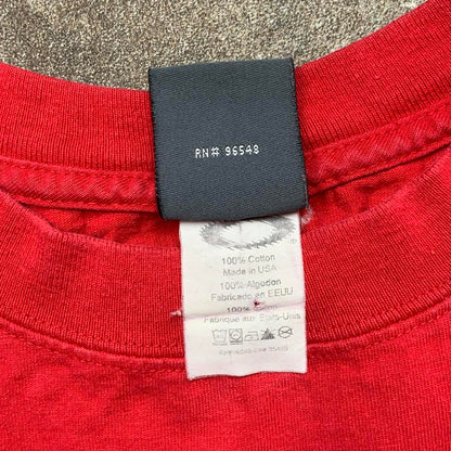 Oakley Software 90s red boxy logo tee