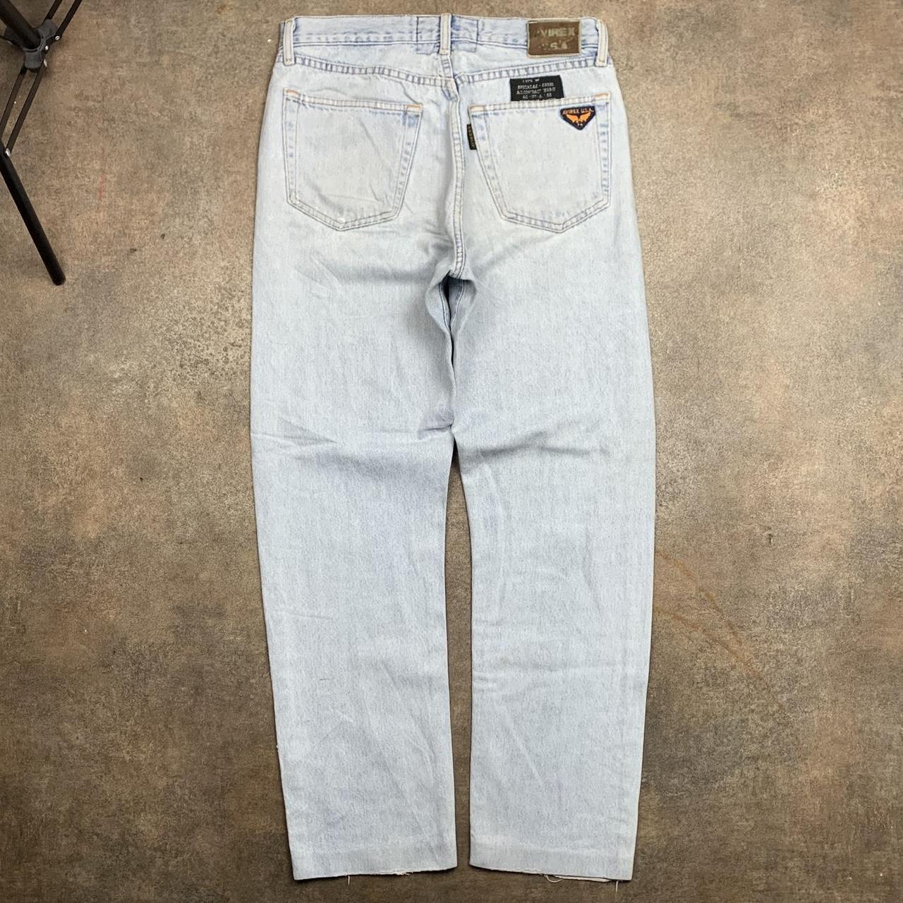 Avirex 00s pale blue denim jeans
