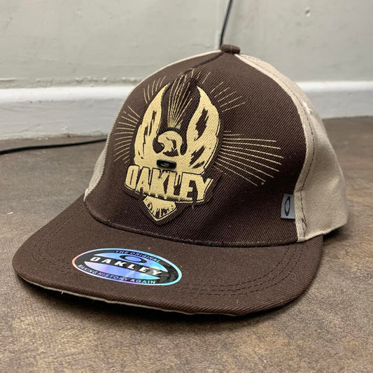 Oakley Software 00s graphic brown beige cap