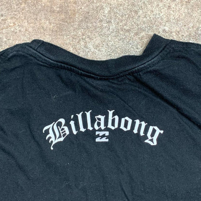 Billabong 00s graphic black grunge tee