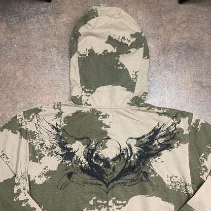 Oakley Flying Tiger 00s camo graphic zip hoodie