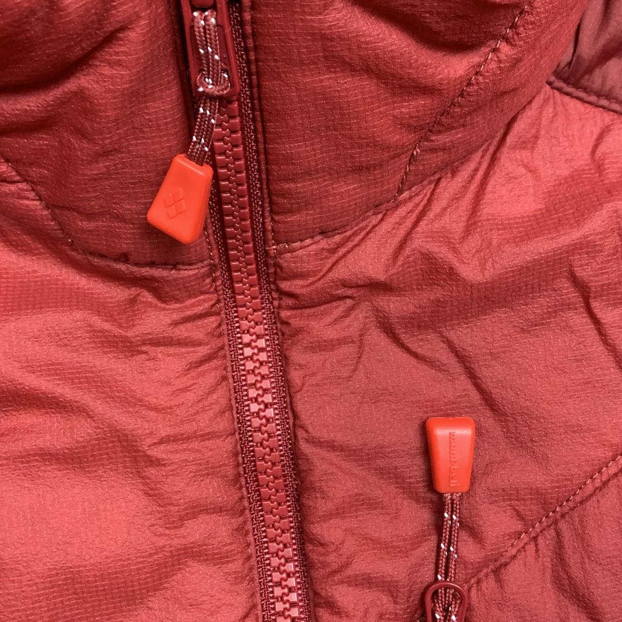 Montbell red maroon utilised windbreaker coat