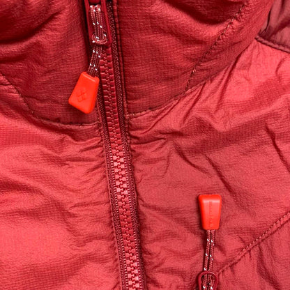 Montbell red maroon utilised windbreaker coat