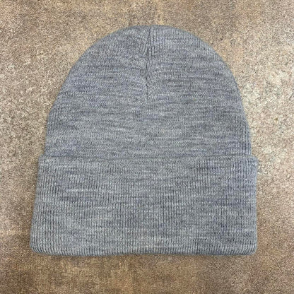 Carhartt W.I.P light grey logo beanie