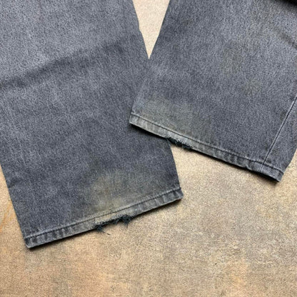 Obey baggy black denim jeans
