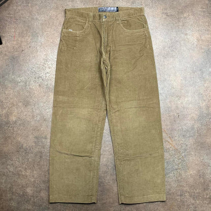 Billabong 00s baggy brown beige brushed jeans
