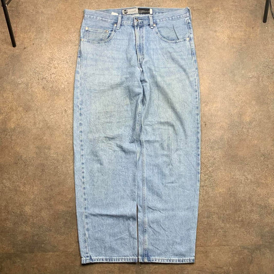 Levi’s Silvertab 00s baggy washed light blue denim jeans