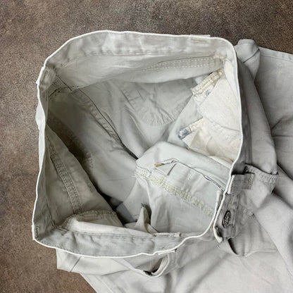 Lee Pipes 00s baggy cream white jeans