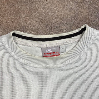 O'Neill 00s cream knit graphic sweater