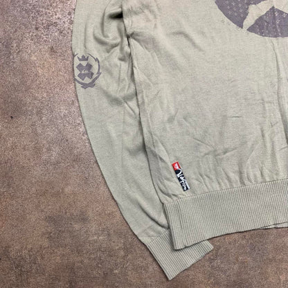 Quiksilver 00s graphic sweater (S)