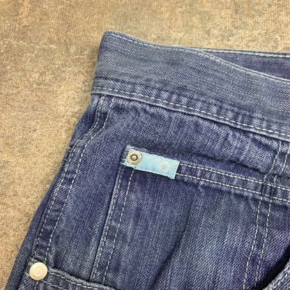 Southpole 00s baggy navy blue denim jeans