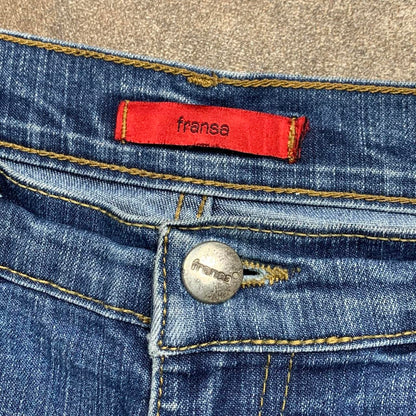 Fransa 00s baggy navy blue denim jeans