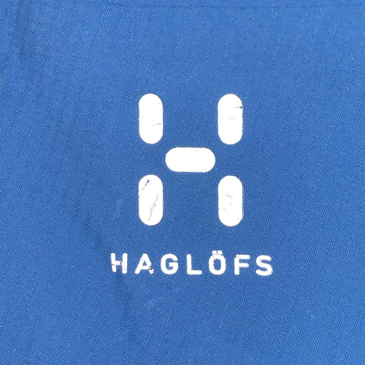 Haglöfs blue utilised lined jacket