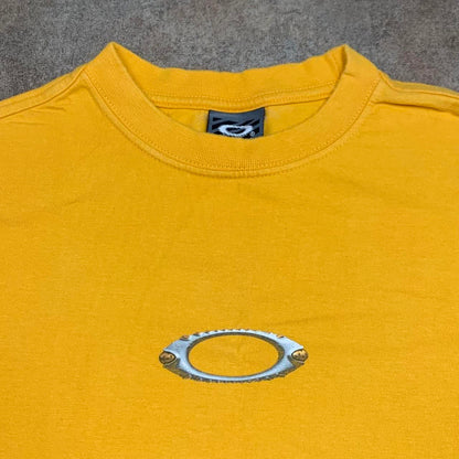 Oakley Software 90s cyber squid yellow graphic tee