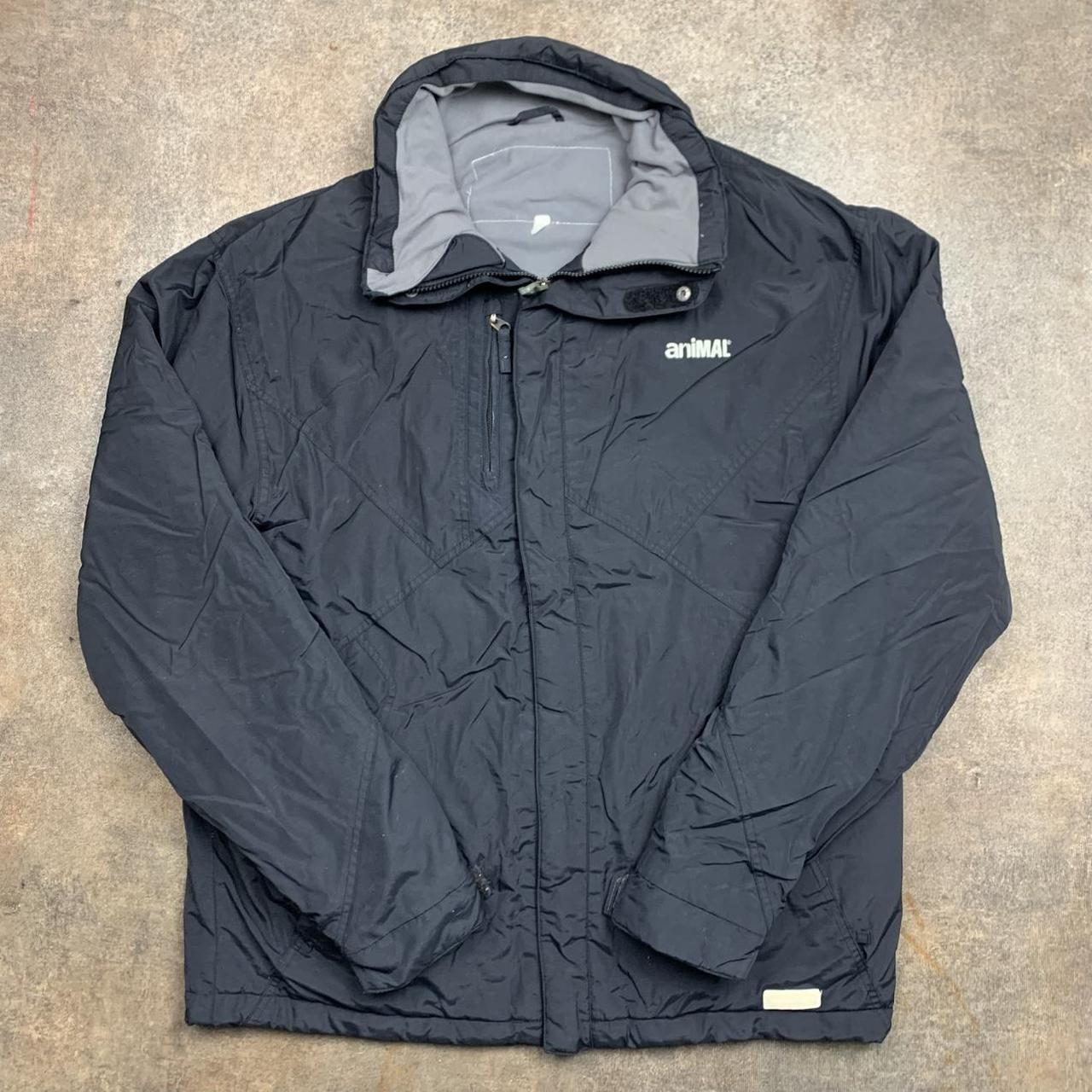 Animal 00s technical black ski jacket