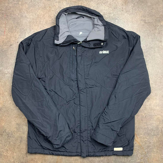 Animal 00s technical black ski jacket