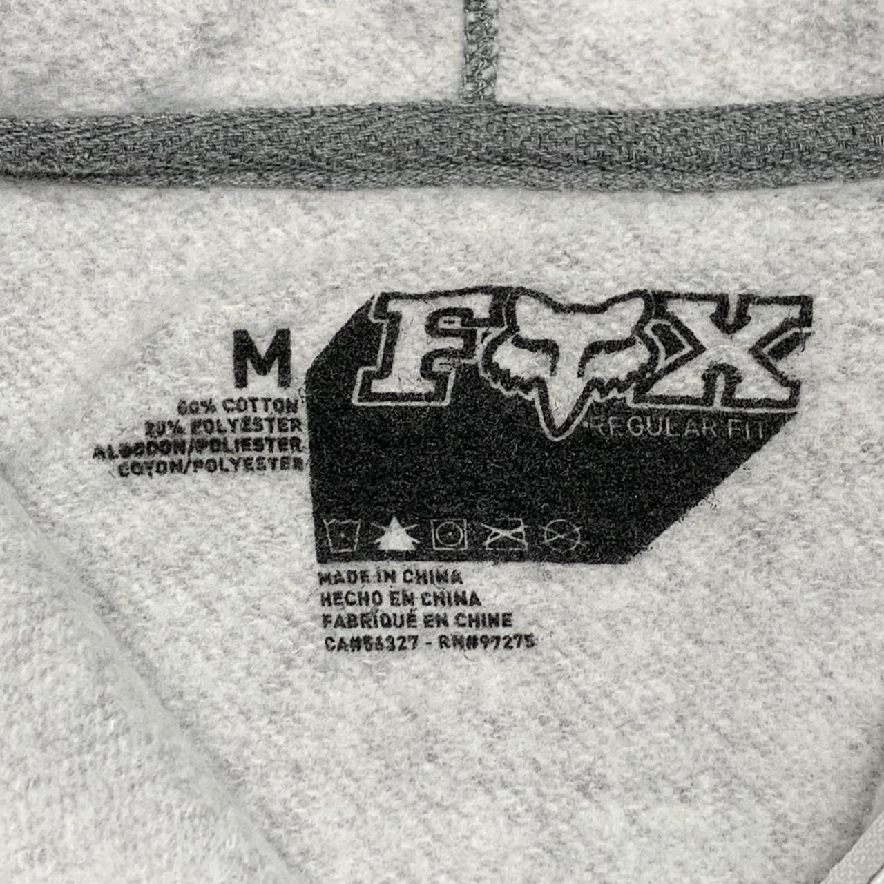 Fox Racing x Red Bull graphic grey zip hoodie