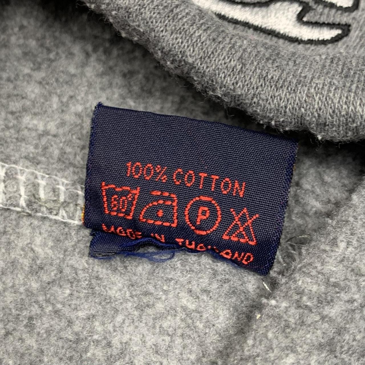 Billabong 90s light grey boxy graphic hoodie