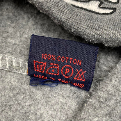 Billabong 90s light grey boxy graphic hoodie