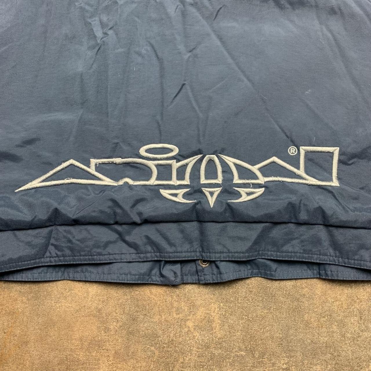 Animal 90s navy graphic utilised jacket
