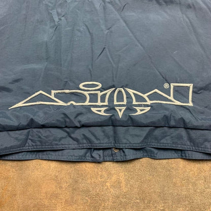 Animal 90s navy graphic utilised jacket