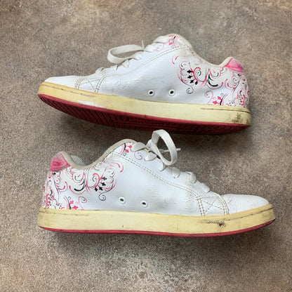 DC Shoes Pixie 3 00s white pink chunky trainers