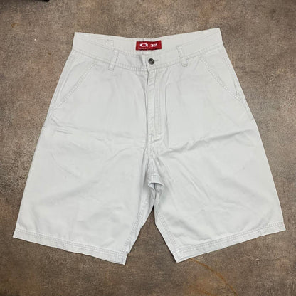 Oakley Software 00s cream baggy shorts