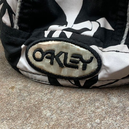 Oakley Software 90s floral black white graphic bandana