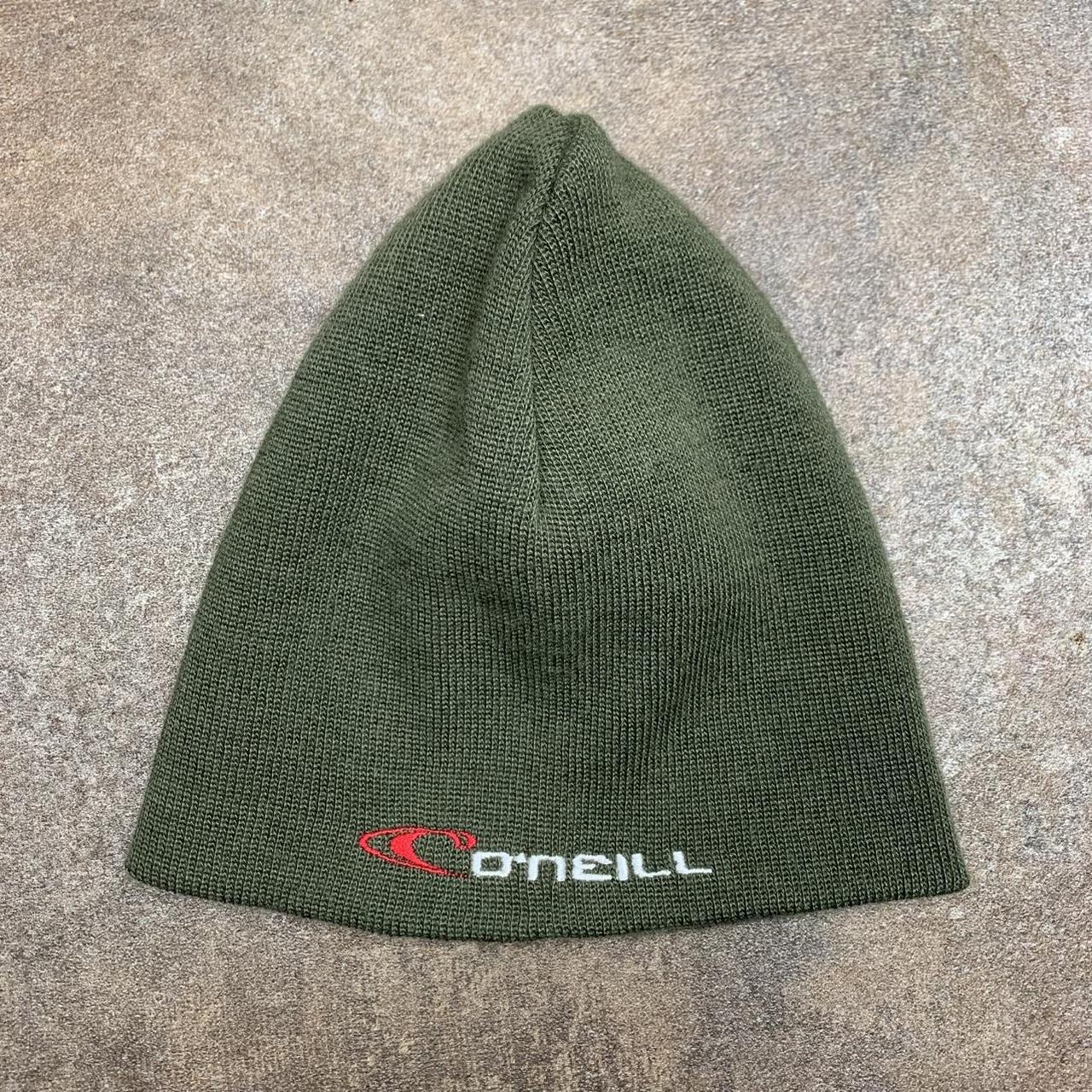 O’Neill 00s reversible grey brown graphic beanie