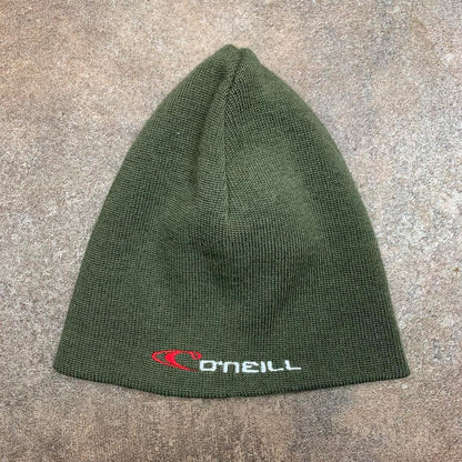 O’Neill 00s reversible grey brown graphic beanie