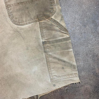 Carhartt 00s beige carpenter baggy jorts