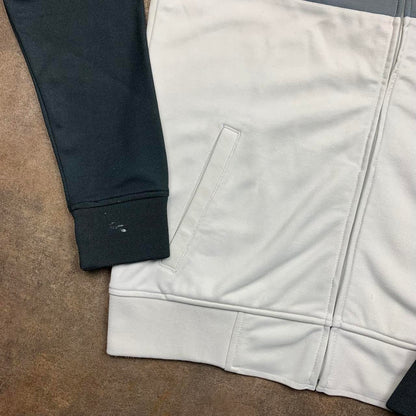 Fox Racing 00s white black coach jacket / jumper