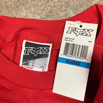 Fox Racing 00s red black graphic tee