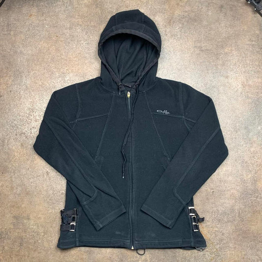 Oakley 00s black utilised fleece hoodie