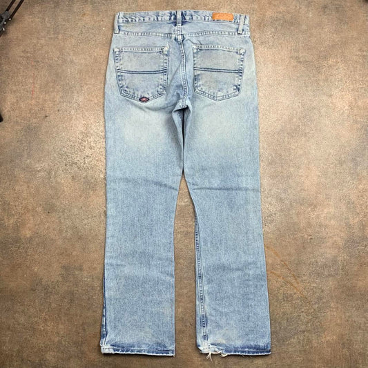 Quiksilver 00s light blue faded denim jeans