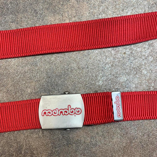 Mambo 00s red webbed belt