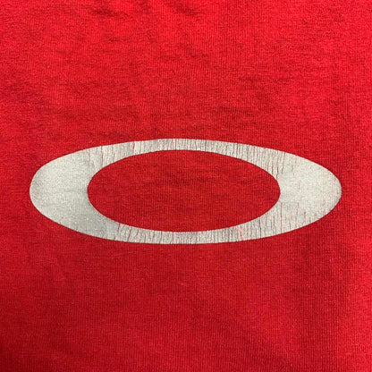 Oakley Software 90s red boxy logo tee