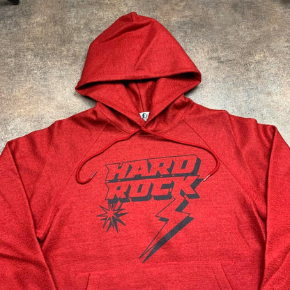 Hysteric Glamour 00s red boxy graphic hoodie
