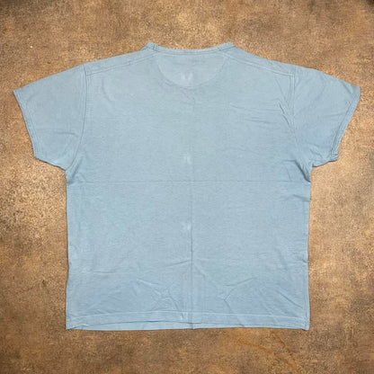 Quiksilver 90s light blue boxy graphic tee
