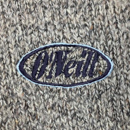 O’Neill 00s chunky knit grey white sweater
